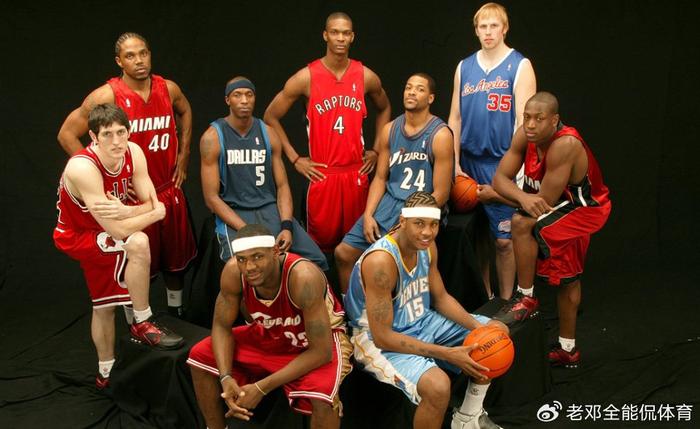开云入口-重排NBA2003年选秀前5顺位，安东尼第3 韦德屈居第2